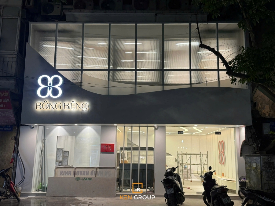 Thi công quán cafe Bông Biêng tại Đội Cấn